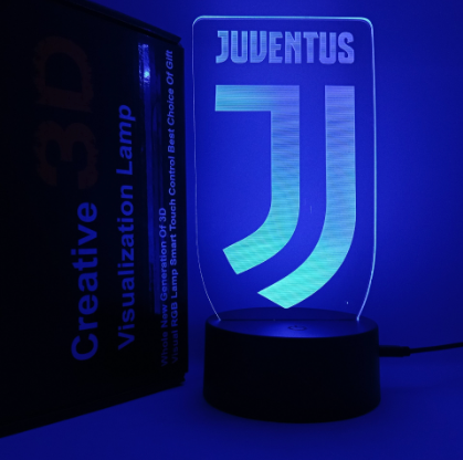 Football 3D Logo Night Light