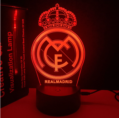 Football 3D Logo Night Light
