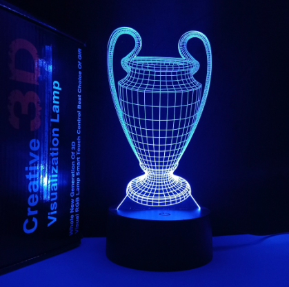 Football 3D Logo Night Light