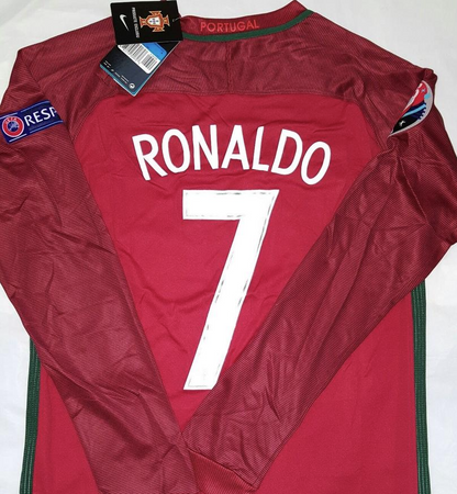 Portugal 2016 Euros Victory Ronaldo Jersey